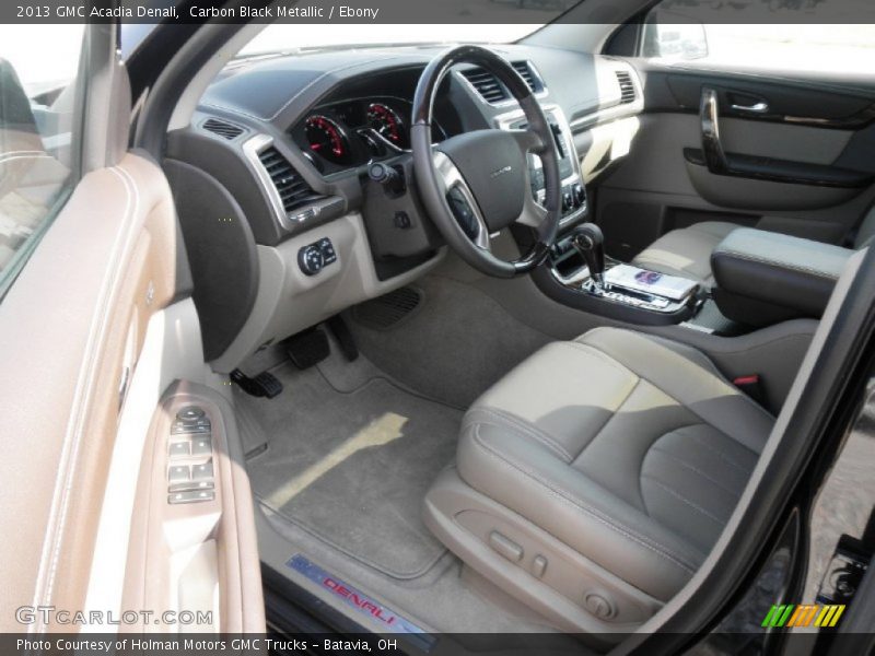 Carbon Black Metallic / Ebony 2013 GMC Acadia Denali