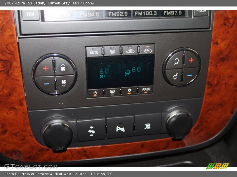 Carbon Gray Pearl / Ebony 2007 Acura TSX Sedan