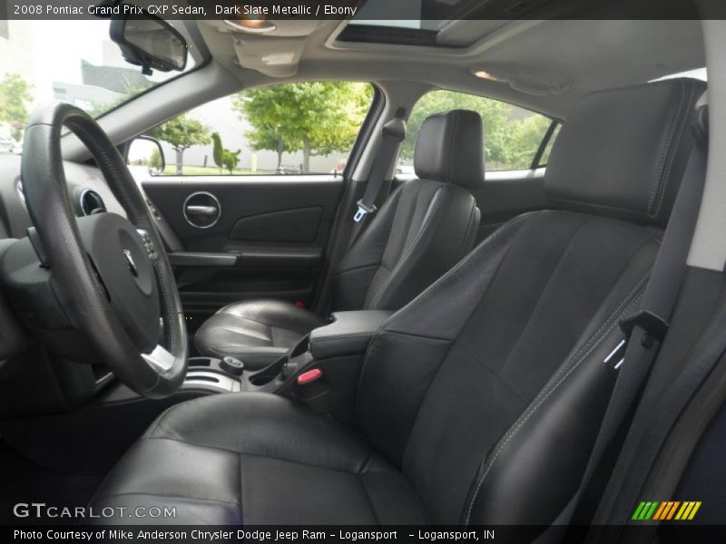 Dark Slate Metallic / Ebony 2008 Pontiac Grand Prix GXP Sedan