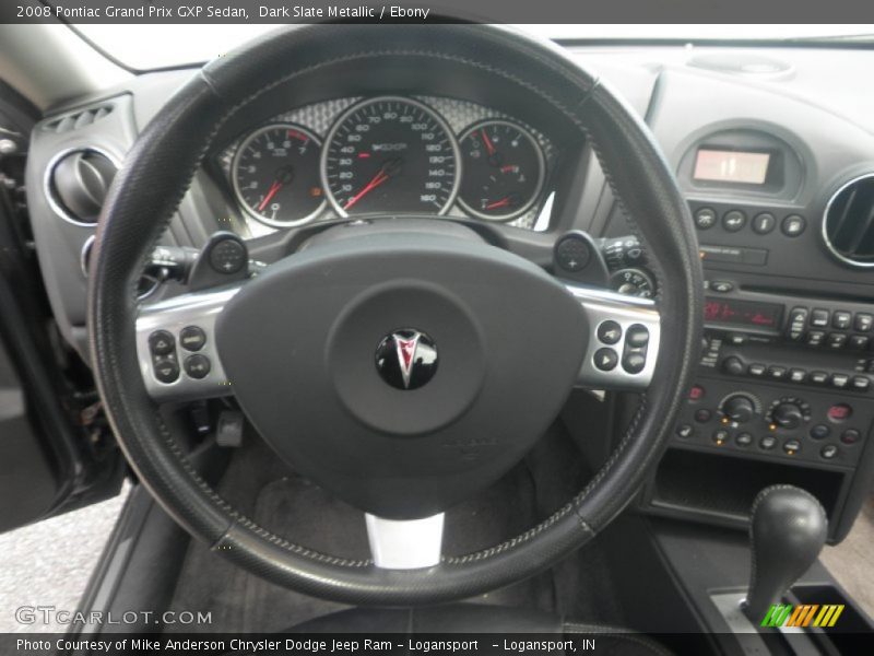 Dark Slate Metallic / Ebony 2008 Pontiac Grand Prix GXP Sedan
