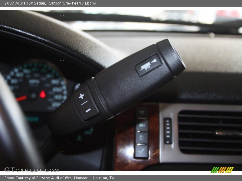 Carbon Gray Pearl / Ebony 2007 Acura TSX Sedan