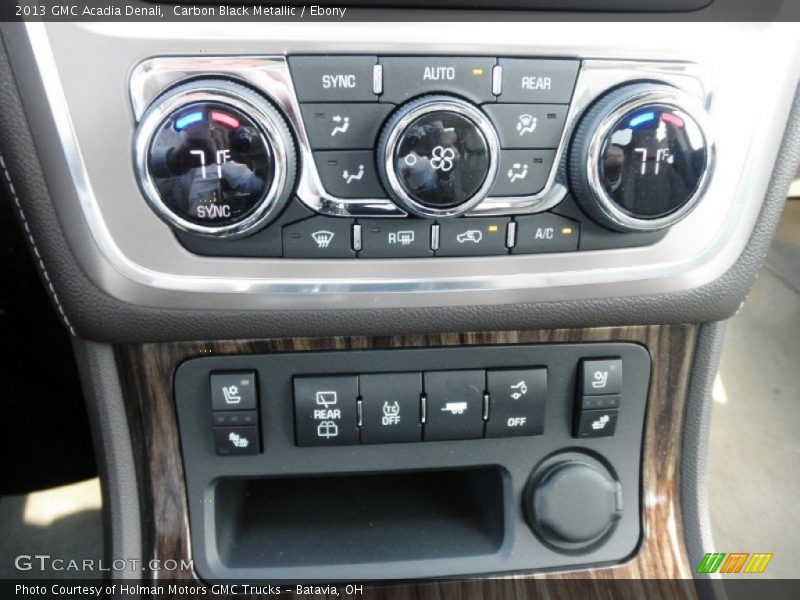 Carbon Black Metallic / Ebony 2013 GMC Acadia Denali