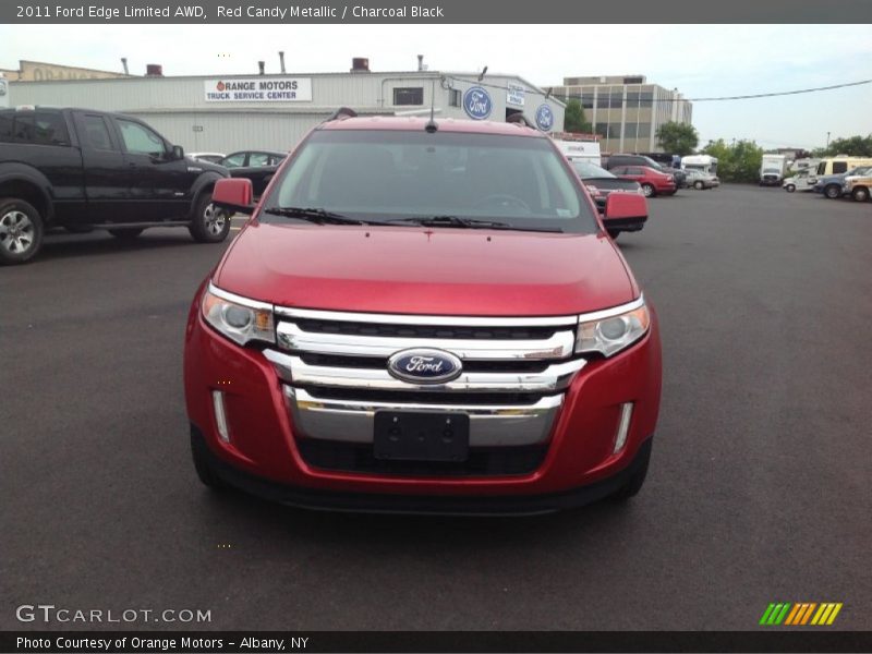 Red Candy Metallic / Charcoal Black 2011 Ford Edge Limited AWD