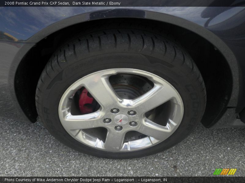 Dark Slate Metallic / Ebony 2008 Pontiac Grand Prix GXP Sedan