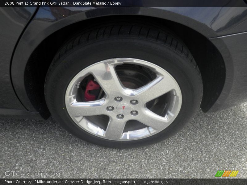 Dark Slate Metallic / Ebony 2008 Pontiac Grand Prix GXP Sedan