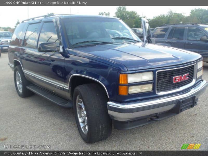 Indigo Blue Metallic / Navy 1999 GMC Yukon SLT 4x4