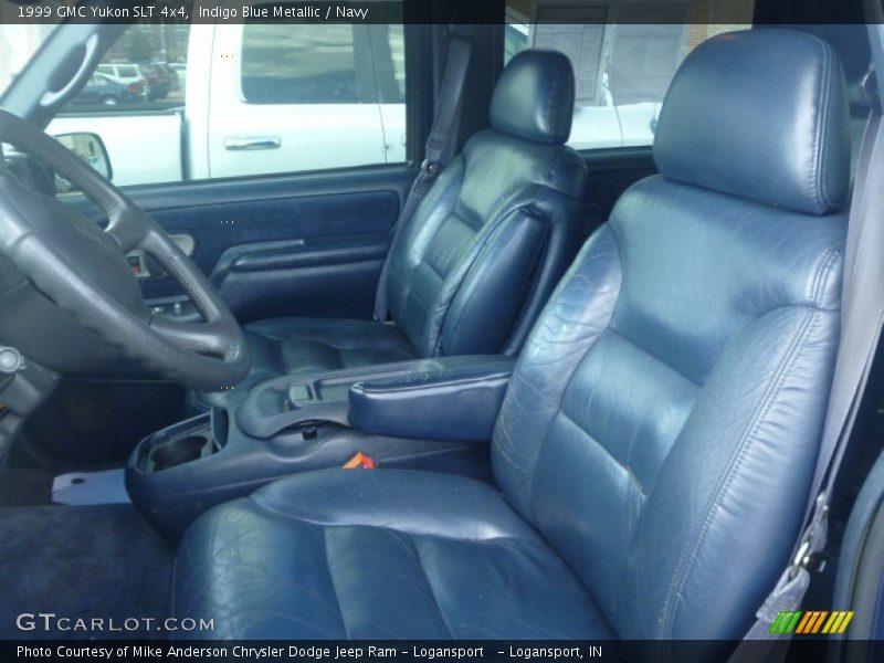 Indigo Blue Metallic / Navy 1999 GMC Yukon SLT 4x4