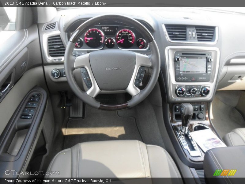 Carbon Black Metallic / Ebony 2013 GMC Acadia Denali