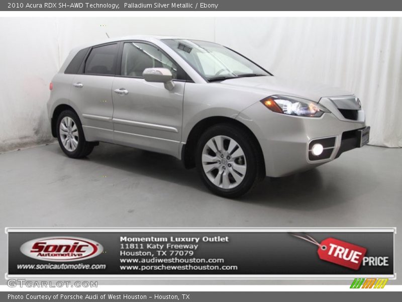 Palladium Silver Metallic / Ebony 2010 Acura RDX SH-AWD Technology