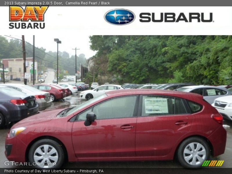 Camellia Red Pearl / Black 2013 Subaru Impreza 2.0i 5 Door