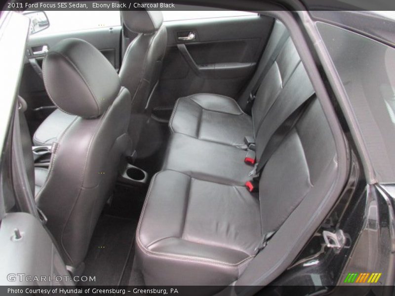 Ebony Black / Charcoal Black 2011 Ford Focus SES Sedan