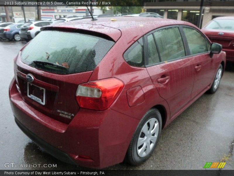 Camellia Red Pearl / Black 2013 Subaru Impreza 2.0i 5 Door