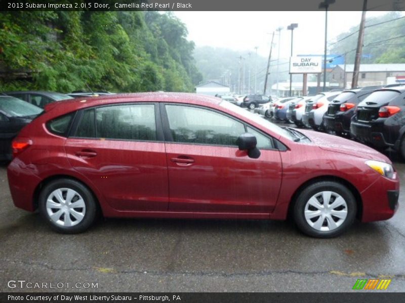 Camellia Red Pearl / Black 2013 Subaru Impreza 2.0i 5 Door