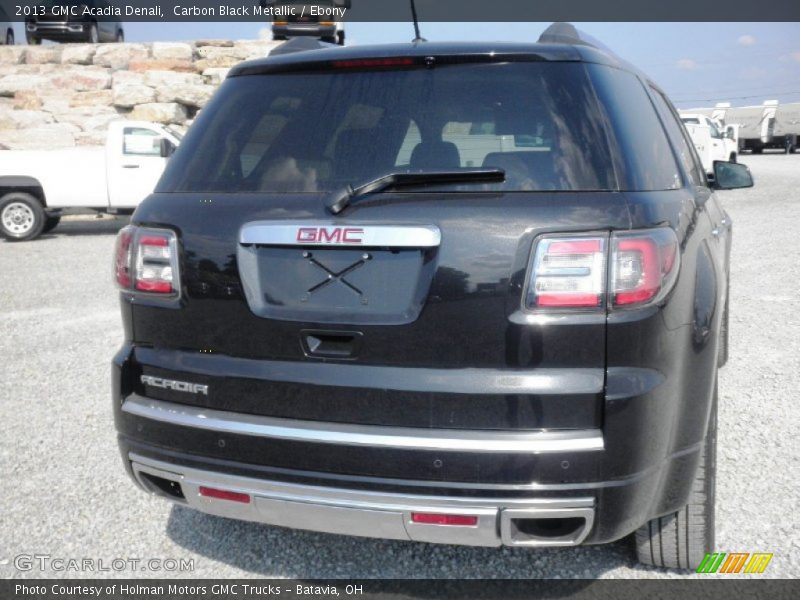 Carbon Black Metallic / Ebony 2013 GMC Acadia Denali