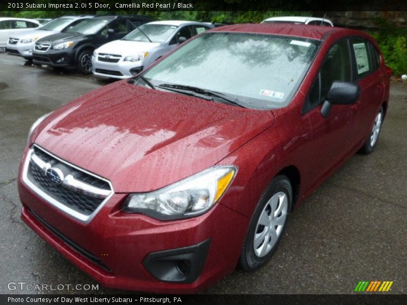 Camellia Red Pearl / Black 2013 Subaru Impreza 2.0i 5 Door