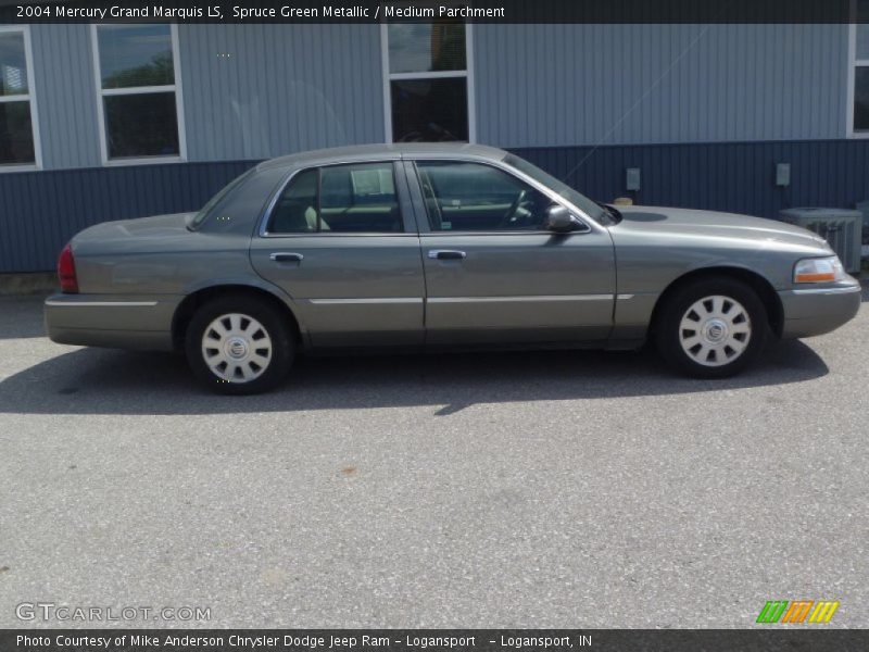 Spruce Green Metallic / Medium Parchment 2004 Mercury Grand Marquis LS