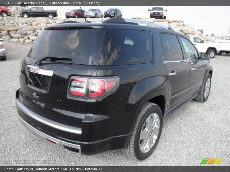 Carbon Black Metallic / Ebony 2013 GMC Acadia Denali
