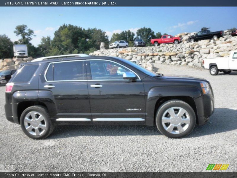 Carbon Black Metallic / Jet Black 2013 GMC Terrain Denali AWD