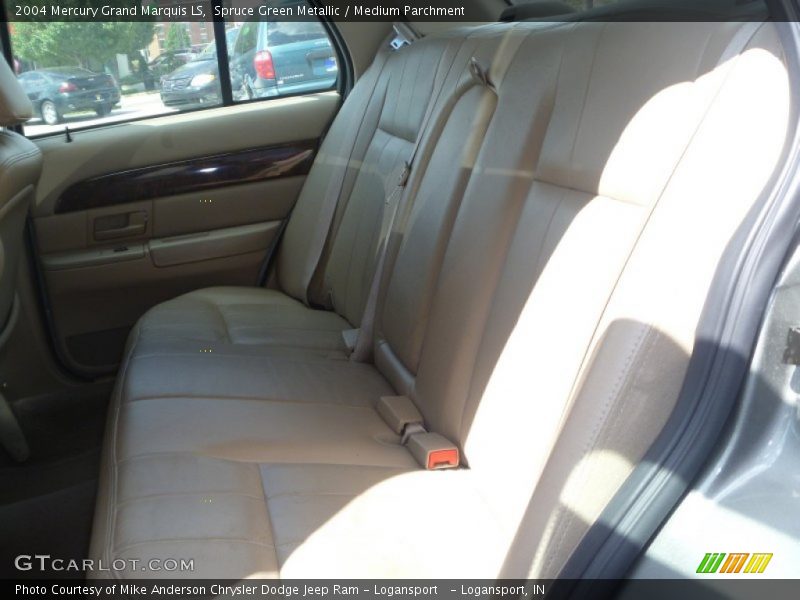 Spruce Green Metallic / Medium Parchment 2004 Mercury Grand Marquis LS