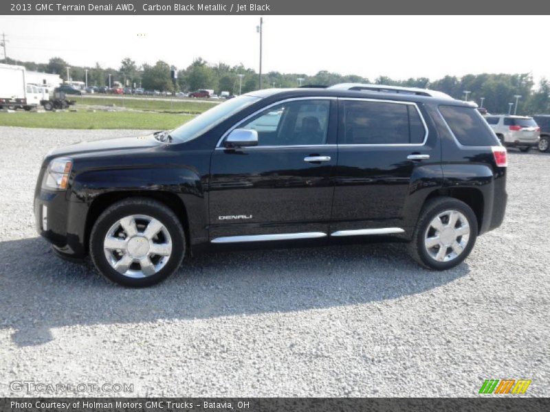 Carbon Black Metallic / Jet Black 2013 GMC Terrain Denali AWD