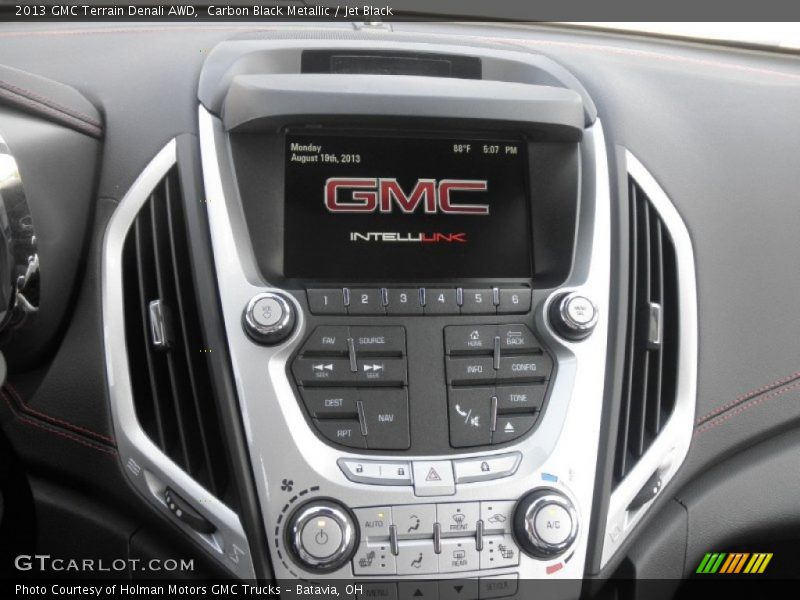 Carbon Black Metallic / Jet Black 2013 GMC Terrain Denali AWD