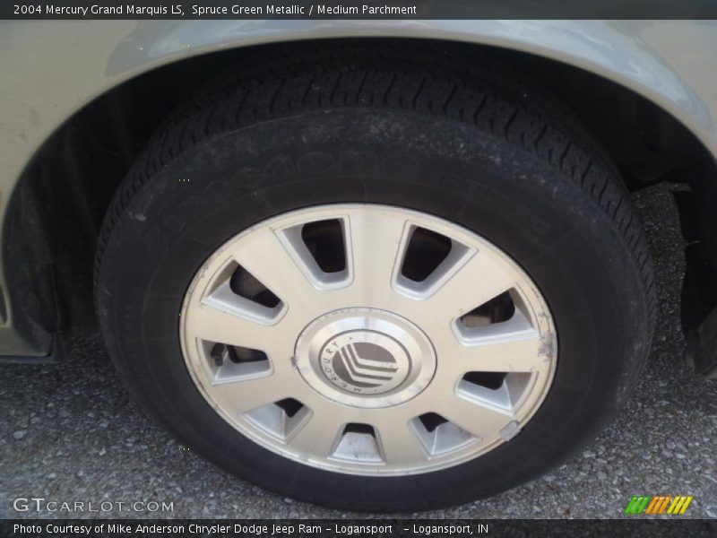 Spruce Green Metallic / Medium Parchment 2004 Mercury Grand Marquis LS