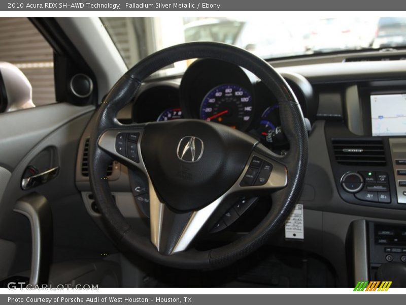 Palladium Silver Metallic / Ebony 2010 Acura RDX SH-AWD Technology