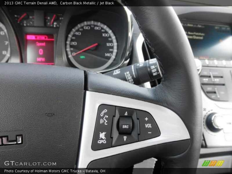 Carbon Black Metallic / Jet Black 2013 GMC Terrain Denali AWD