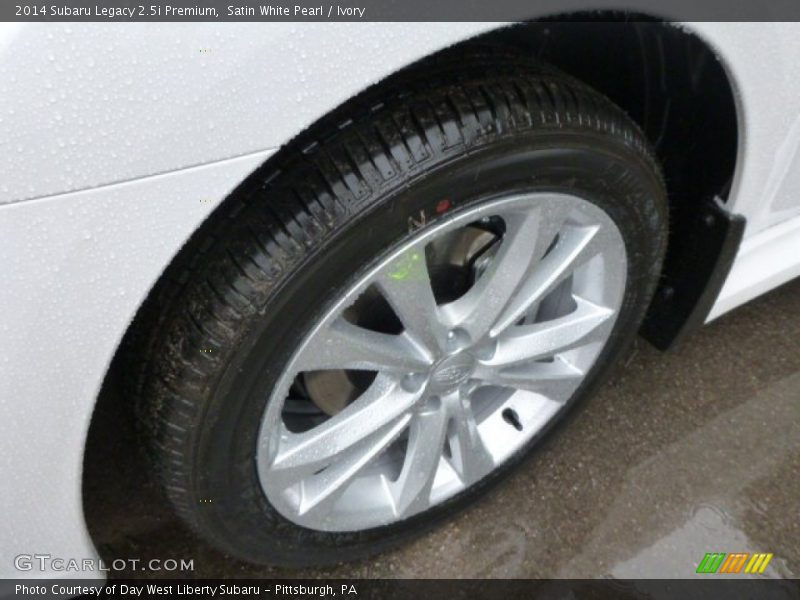 Satin White Pearl / Ivory 2014 Subaru Legacy 2.5i Premium