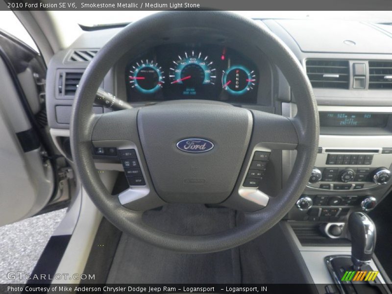Smokestone Metallic / Medium Light Stone 2010 Ford Fusion SE V6