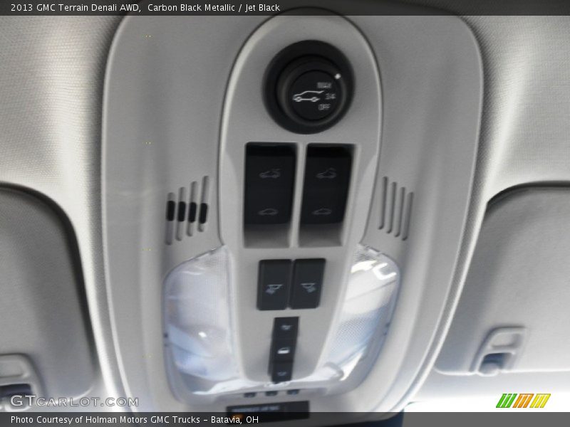 Carbon Black Metallic / Jet Black 2013 GMC Terrain Denali AWD