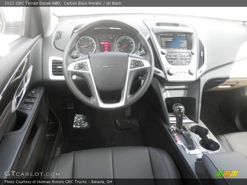 Carbon Black Metallic / Jet Black 2013 GMC Terrain Denali AWD