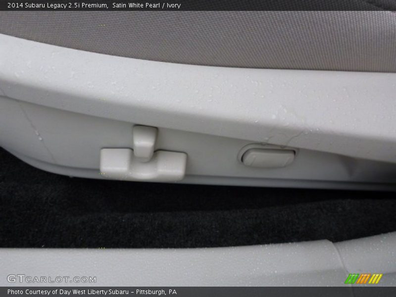 Satin White Pearl / Ivory 2014 Subaru Legacy 2.5i Premium