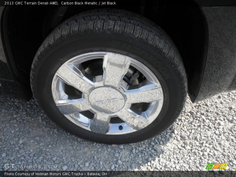 Carbon Black Metallic / Jet Black 2013 GMC Terrain Denali AWD