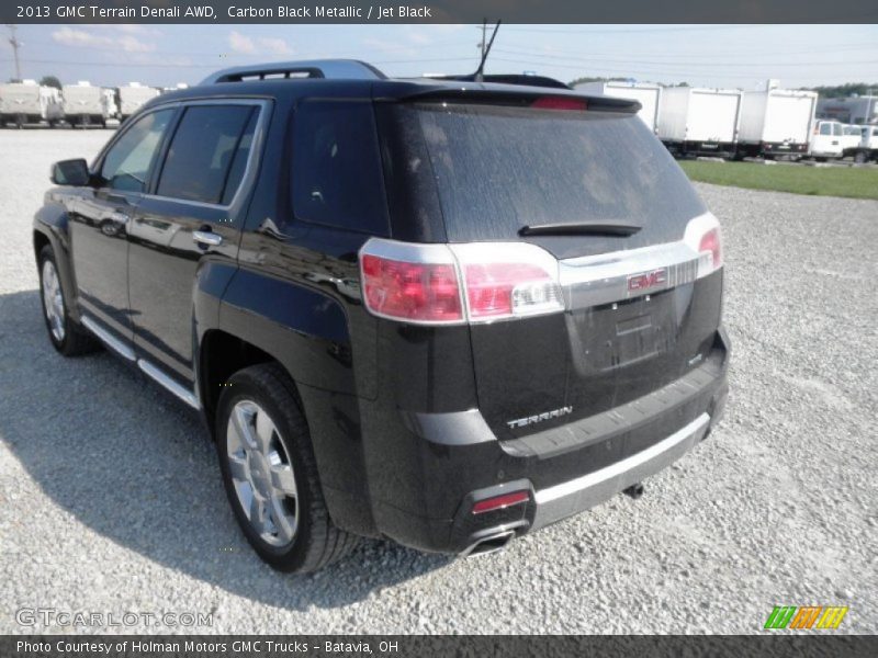 Carbon Black Metallic / Jet Black 2013 GMC Terrain Denali AWD