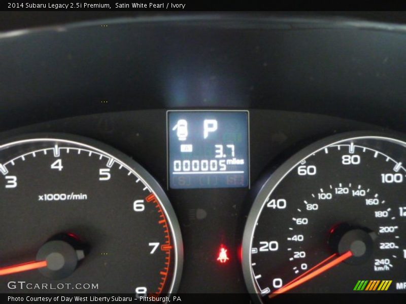 Satin White Pearl / Ivory 2014 Subaru Legacy 2.5i Premium