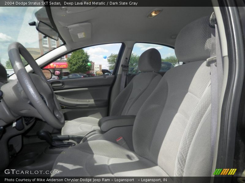 Deep Lava Red Metallic / Dark Slate Gray 2004 Dodge Stratus SXT Sedan