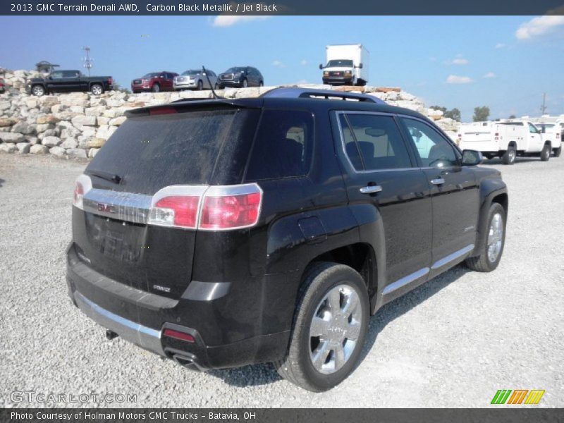 Carbon Black Metallic / Jet Black 2013 GMC Terrain Denali AWD