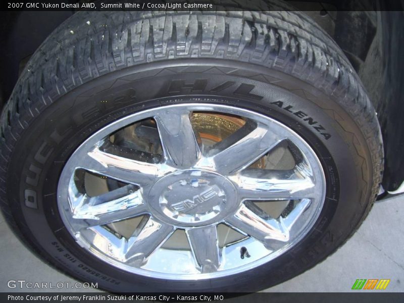 Summit White / Cocoa/Light Cashmere 2007 GMC Yukon Denali AWD