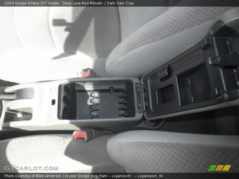 Deep Lava Red Metallic / Dark Slate Gray 2004 Dodge Stratus SXT Sedan