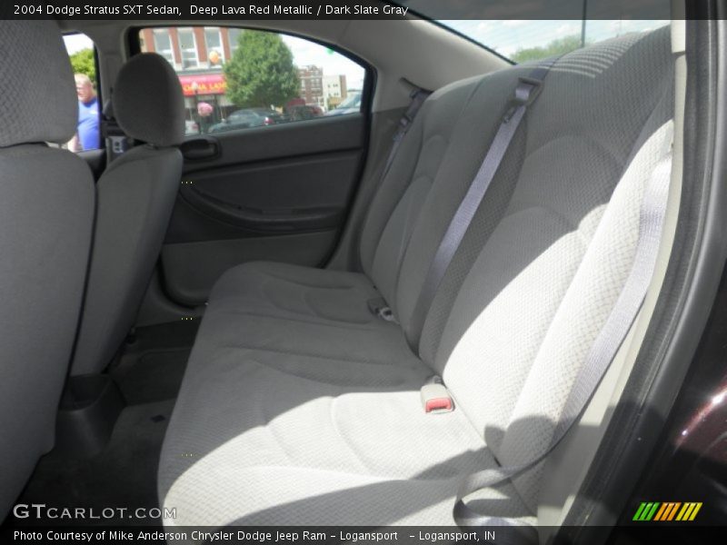 Deep Lava Red Metallic / Dark Slate Gray 2004 Dodge Stratus SXT Sedan