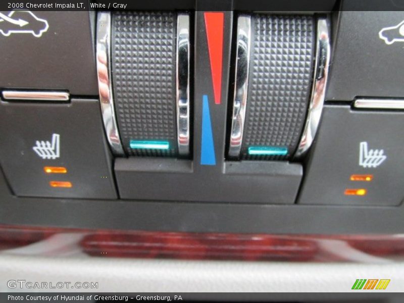 White / Gray 2008 Chevrolet Impala LT