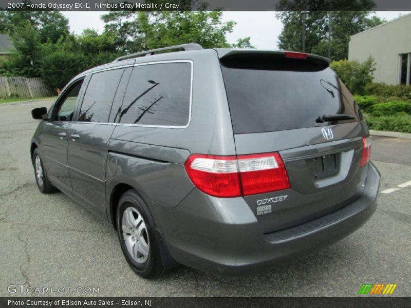 Nimbus Gray Metallic / Gray 2007 Honda Odyssey EX-L