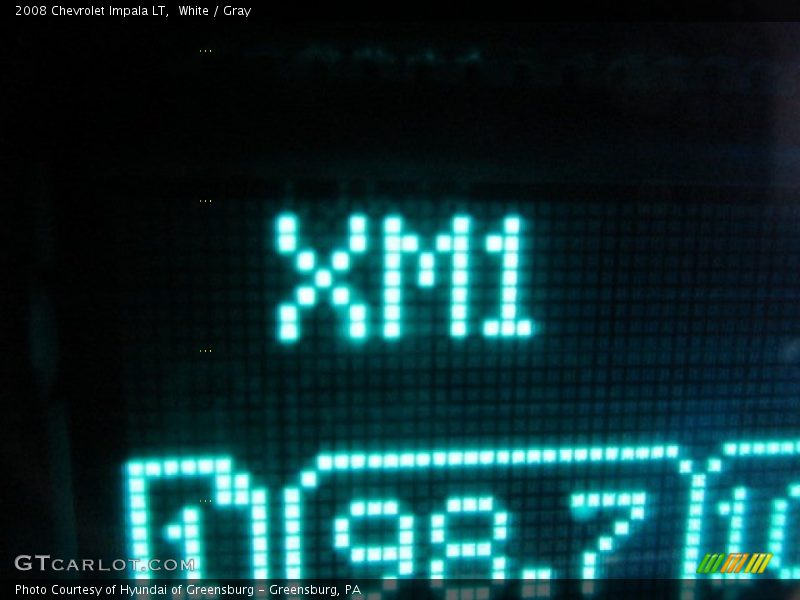 White / Gray 2008 Chevrolet Impala LT