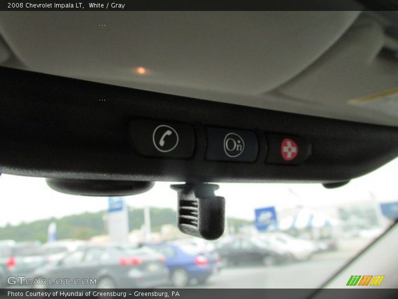 White / Gray 2008 Chevrolet Impala LT