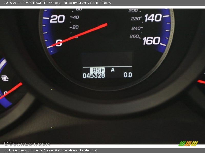 Palladium Silver Metallic / Ebony 2010 Acura RDX SH-AWD Technology