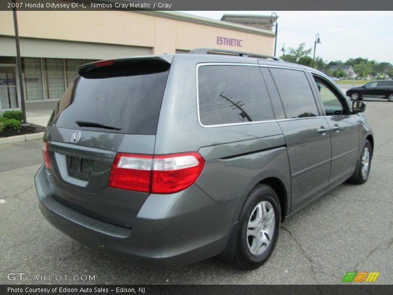 Nimbus Gray Metallic / Gray 2007 Honda Odyssey EX-L