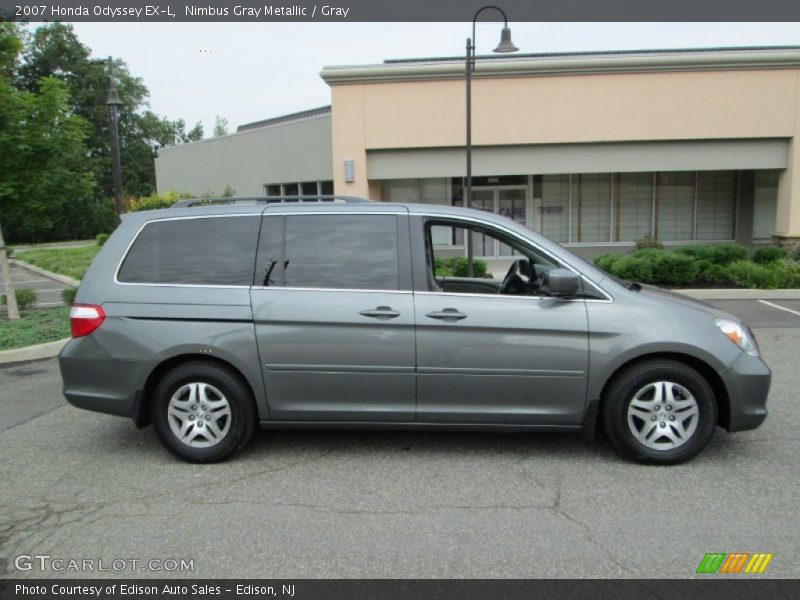 Nimbus Gray Metallic / Gray 2007 Honda Odyssey EX-L