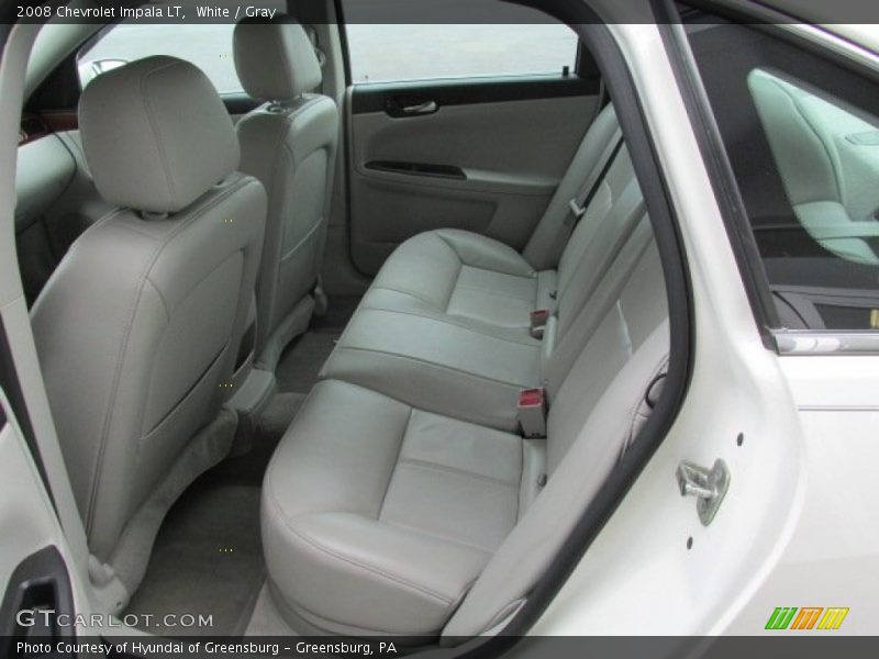 White / Gray 2008 Chevrolet Impala LT
