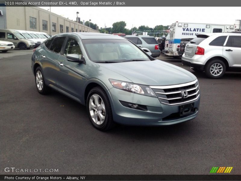 Opal Sage Metallic / Black 2010 Honda Accord Crosstour EX-L 4WD